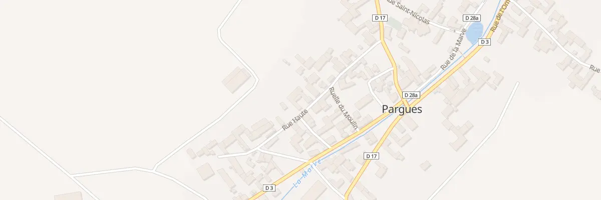Plan du 10 Rue Haute à Pargues