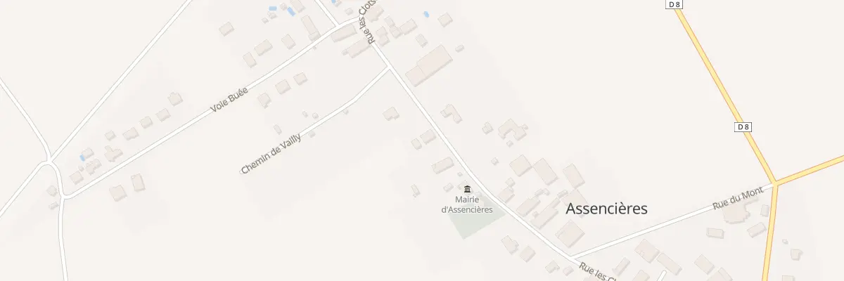 Plan du 21 Rue les Clots à Assencières