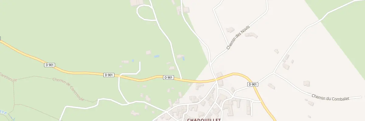 Plan du 1950 Rte de Saint-paul-le-jeune à Saint-André-de-Cruzières