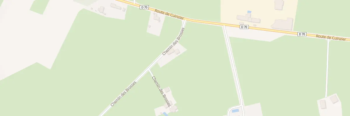 Plan du 520 Che des Brosses à Saint-Denis-de-Cabanne