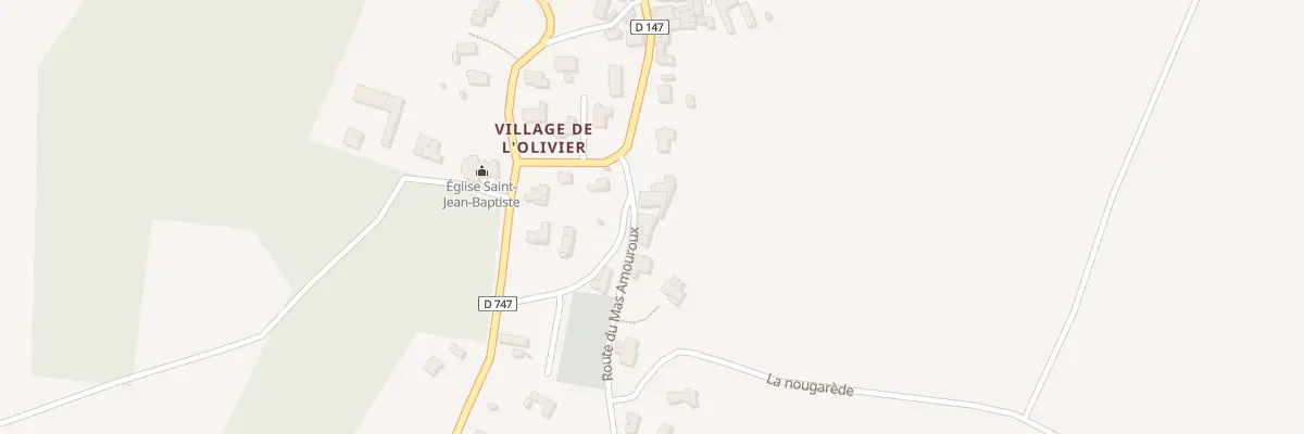Plan du 41 Rte du Mas Amouroux à Servas