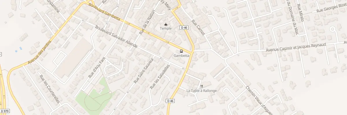 Plan du 34 Bd Salvador Allende à Saint-Laurent-d’Aigouze