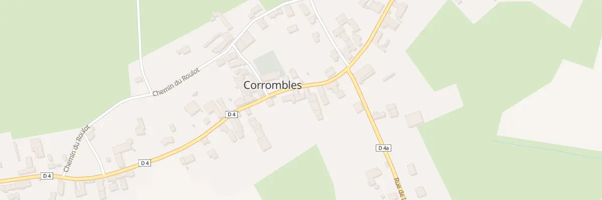 Plan du 5080 Rue de la Croix Blanche à Corrombles