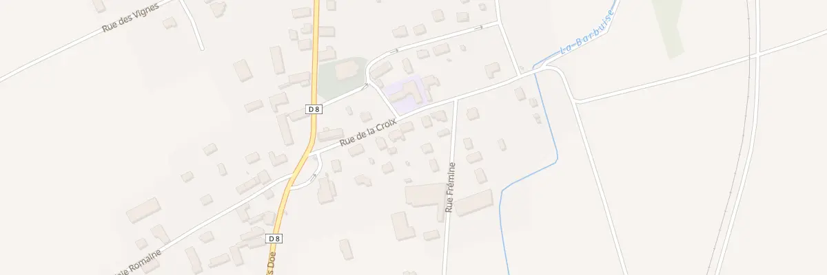 Plan du 8 Rue de la Croix à Luyères