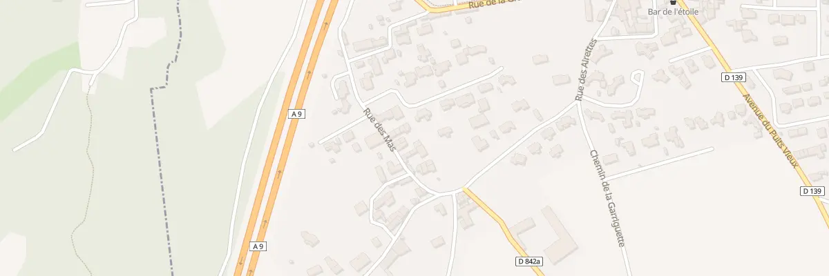 Plan du 126 Rue des Mas à Mus
