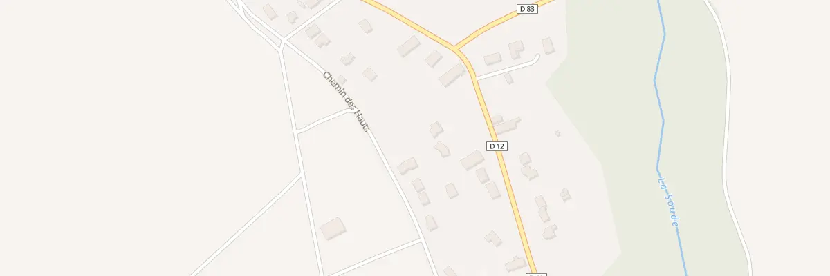Plan du 135 Rue Principale à Soudron