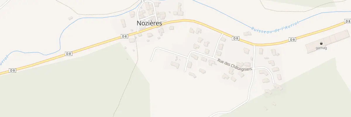Plan du 10 Imp des Châtaigniers à Boucoiran-et-Nozières