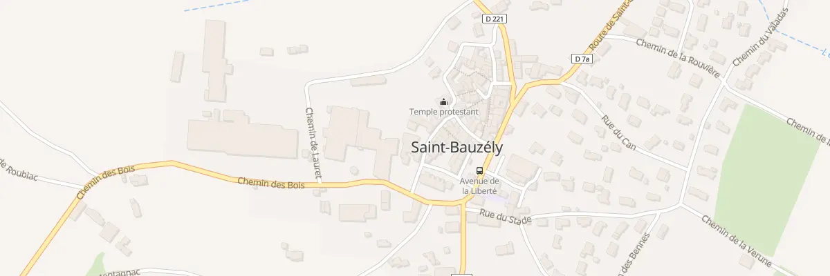 Plan du 50 RUE du TEMPLE à Saint-Bauzély