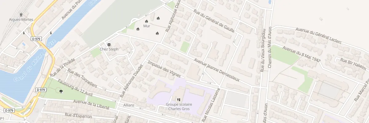 Plan du 16 Rue Jeanne Demessieux à Aigues-Mortes