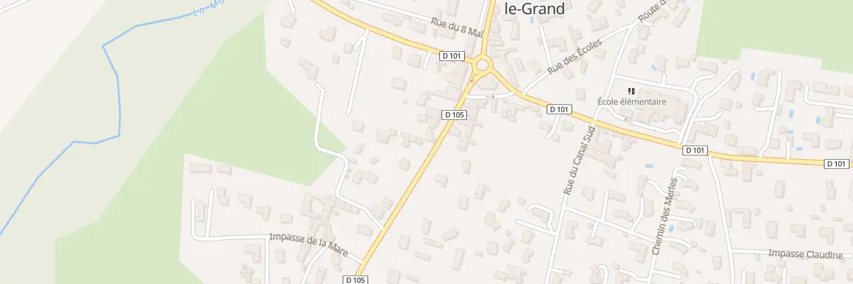Plan du 108 Rue du Onze Novembre à L’Hôpital-le-Grand