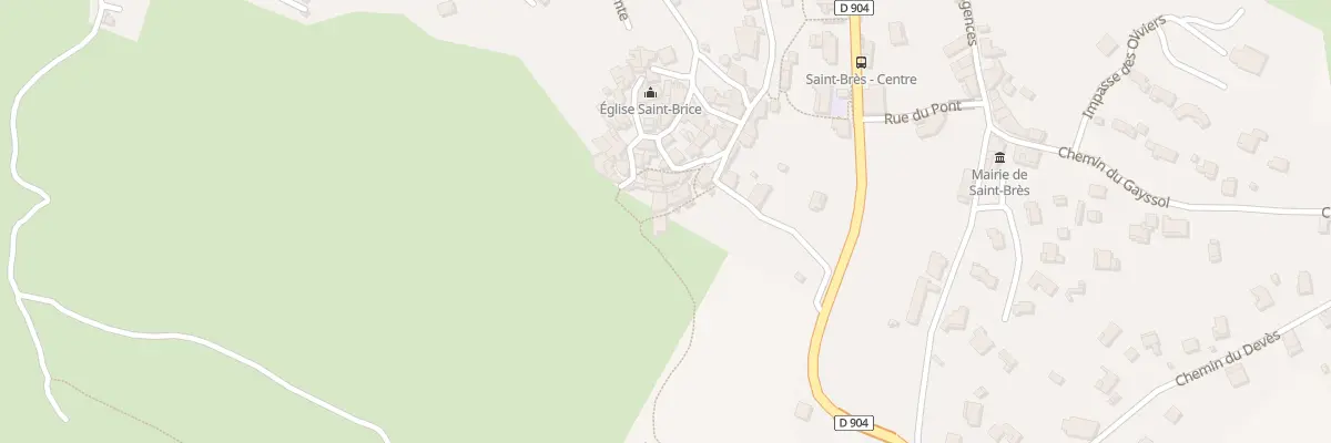 Plan du 4 Che du Fumeras à Saint-Brès