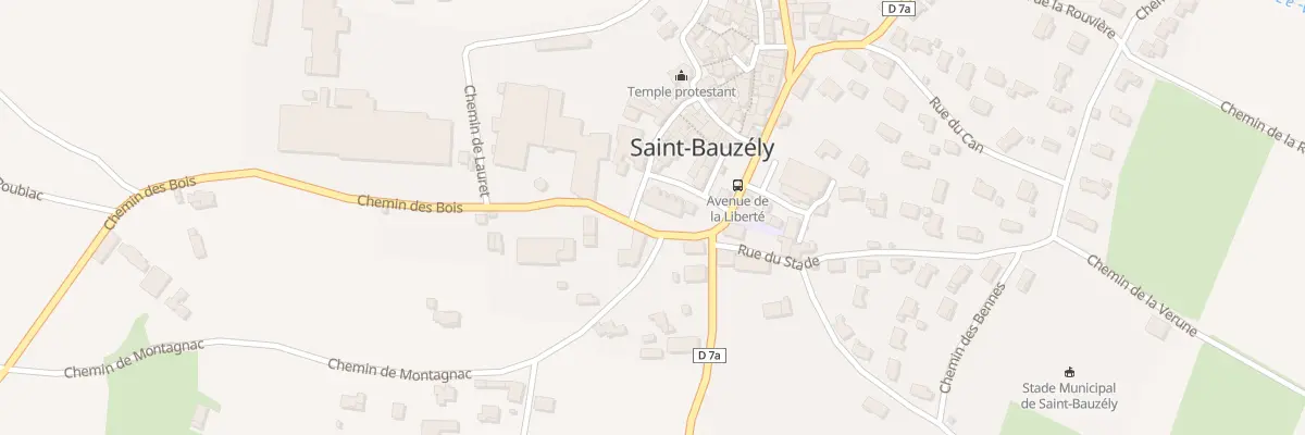 Plan du 5197 Rue des Ecoles à Saint-Bauzély