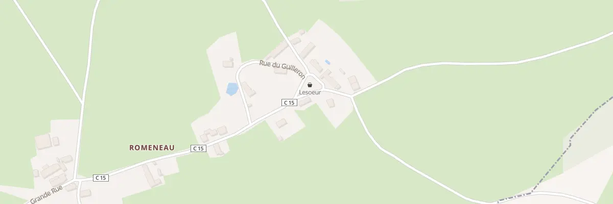 Plan du 2 Pl de la Croix à La Roche-en-Brenil