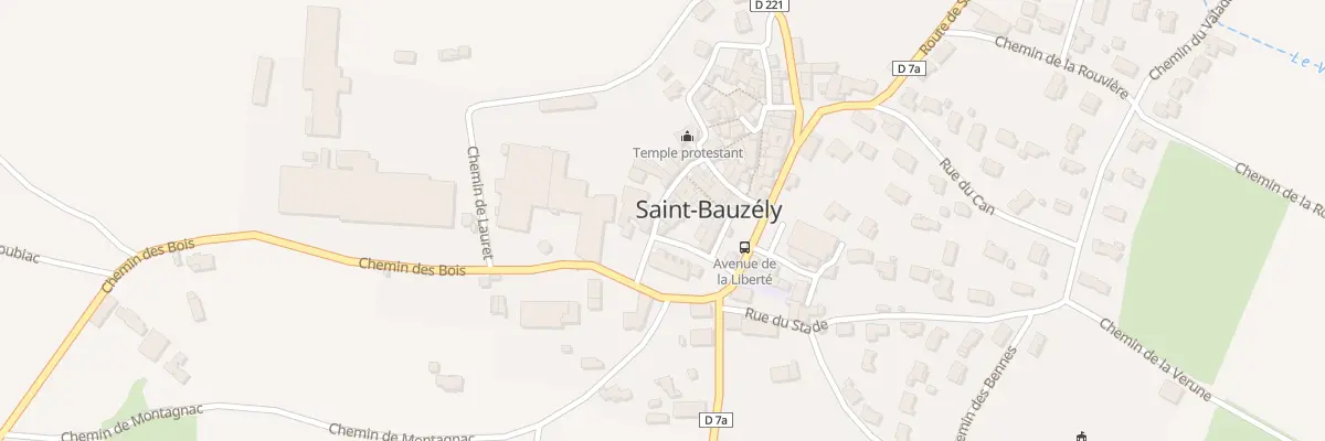 Plan du 5018 Rue des Ecoles à Saint-Bauzély