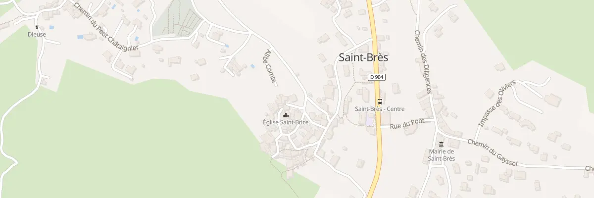 Plan du 2 Mte de la Vieille Porte à Saint-Brès