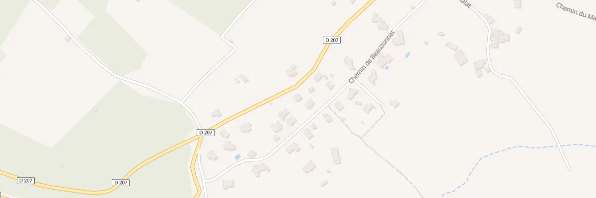 Plan du 1247 Rte de Payzac à Lablachère