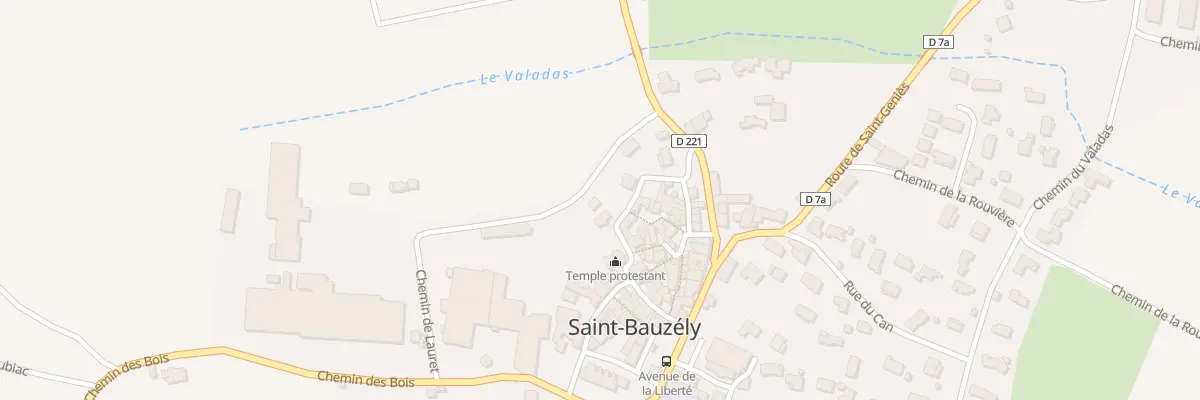 Plan du 5111 Rue des Muriers à Saint-Bauzély