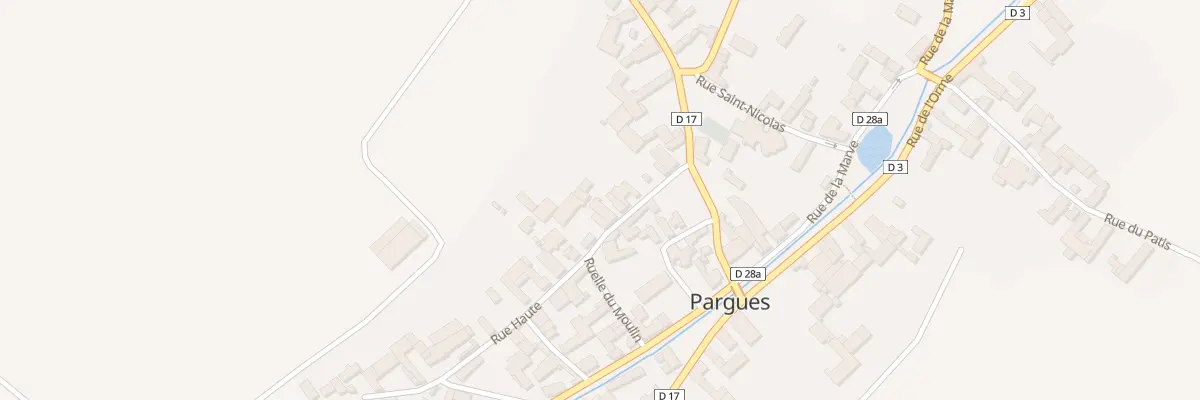 Plan du 2B Rue Haute à Pargues