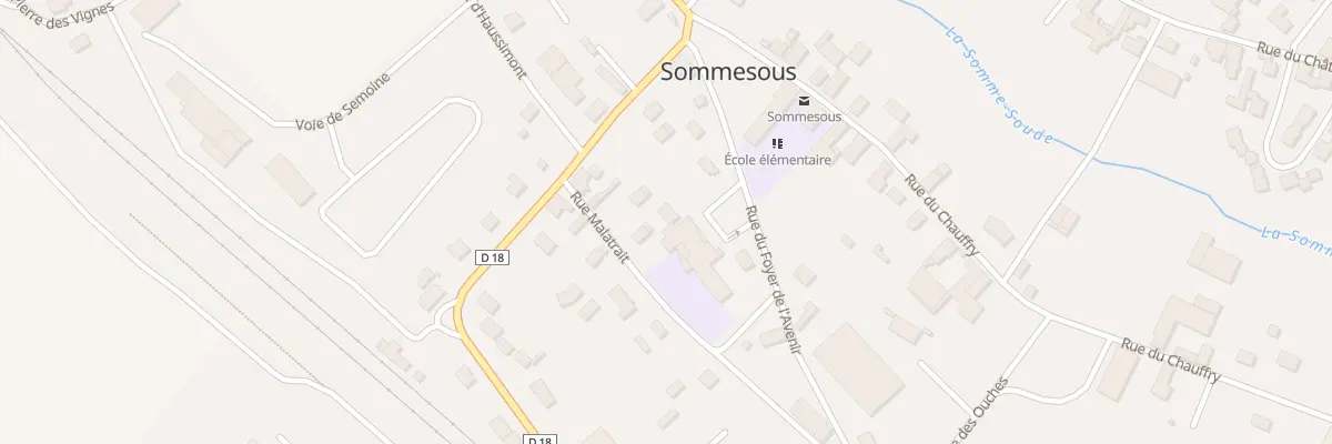 Plan du 5 Rue Malatrait à Sommesous