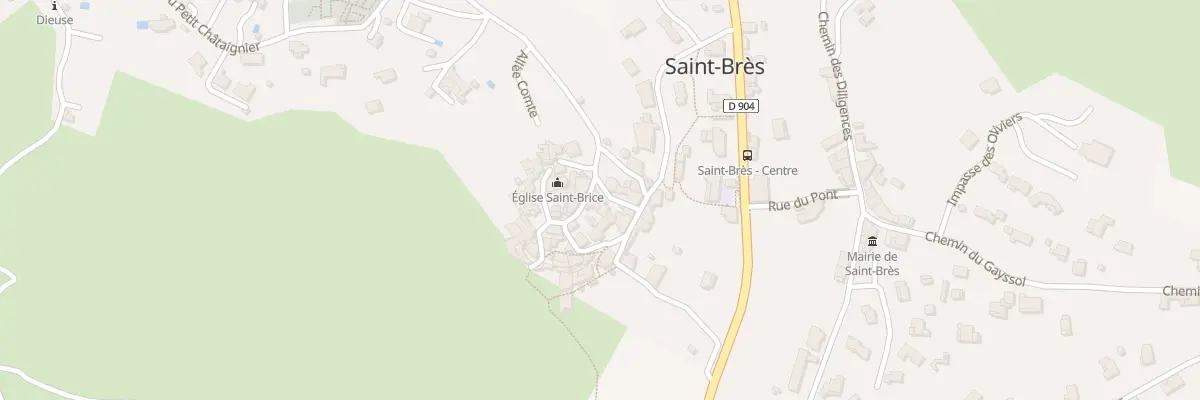 Plan du 3 Rue du Château à Saint-Brès