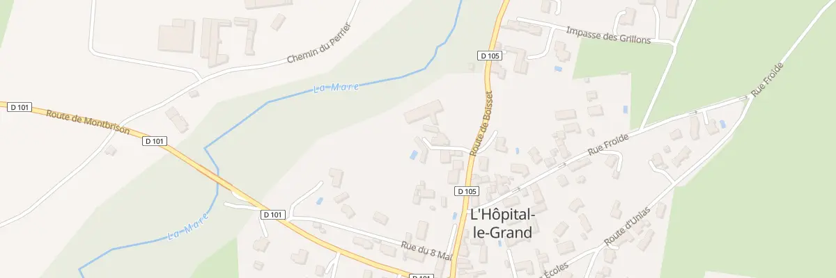 Plan du 243A Rte de Boisset à L’Hôpital-le-Grand