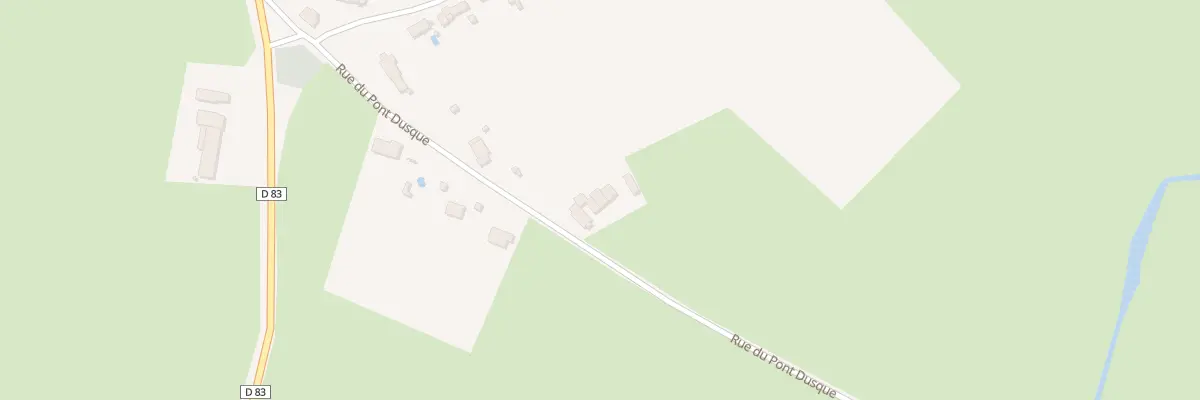 Plan du 2 Rue du Pont Dusque à Moustier-en-Fagne