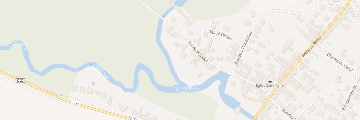 Plan du 31 Rue du Piquelet à Isles-sur-Suippe