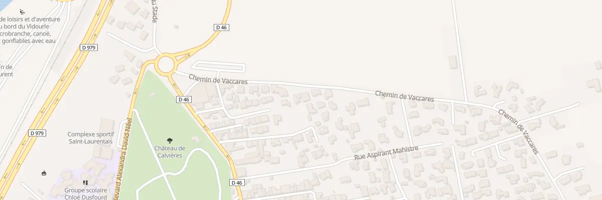 Plan du 6008 Che de Vacaresse à Saint-Laurent-d’Aigouze