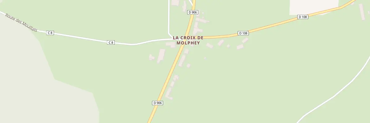 Plan du 11 Rte Nationale 6 à Molphey