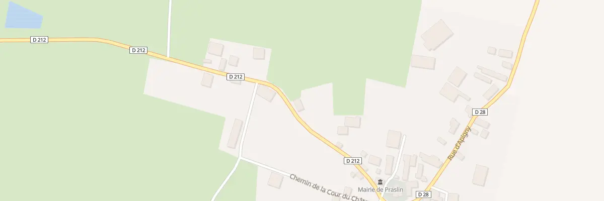 Plan du 8 Rue de la Bougate à Praslin