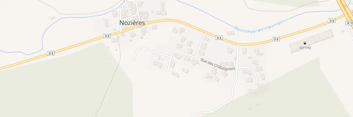Plan du 3 Imp des Châtaigniers à Boucoiran-et-Nozières