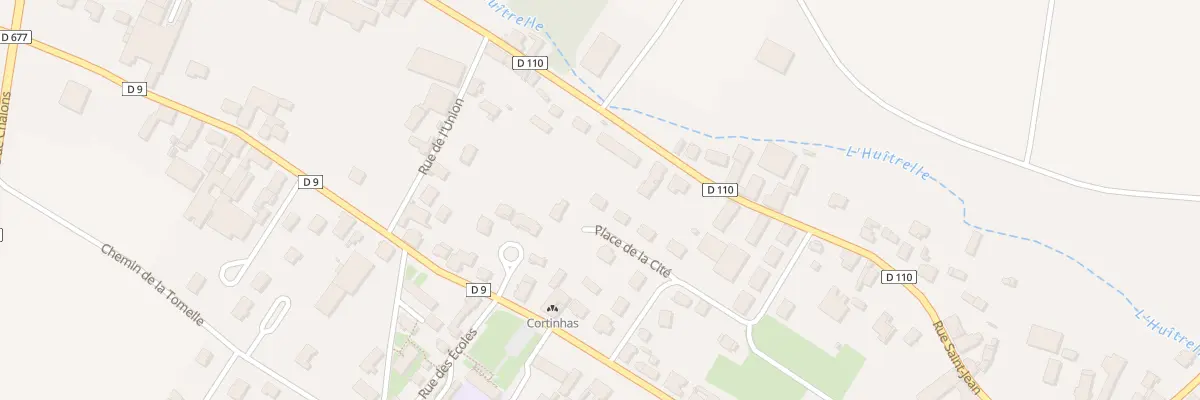 Plan du 6 Pl de la Cité à Mailly-le-Camp