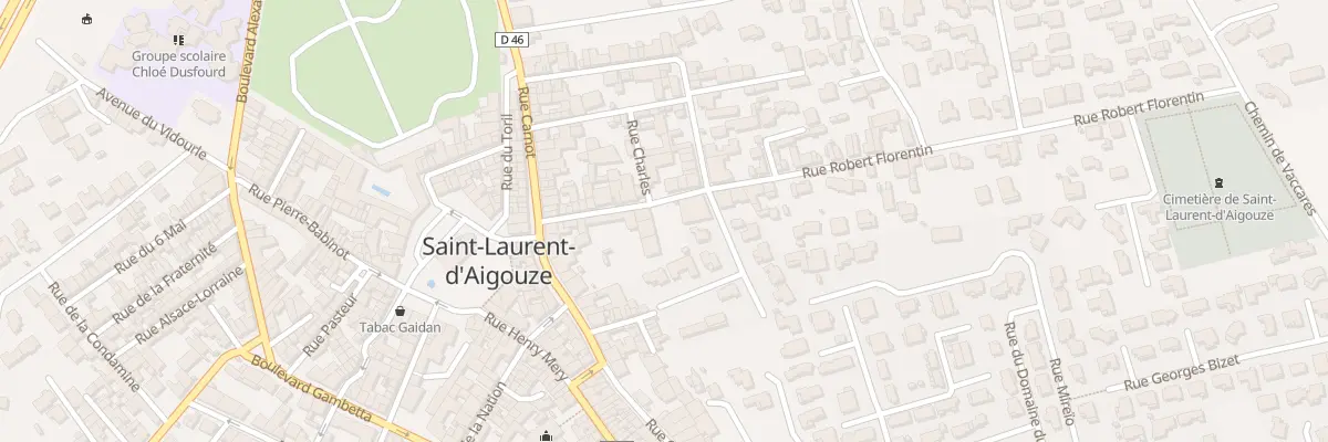 Plan du 94 Rue Robert Florentin à Saint-Laurent-d’Aigouze