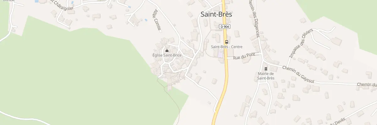 Plan du 2 Rue de l’Eglise à Saint-Brès
