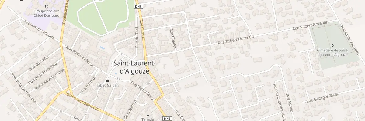 Plan du 98 Rue Robert Florentin à Saint-Laurent-d’Aigouze