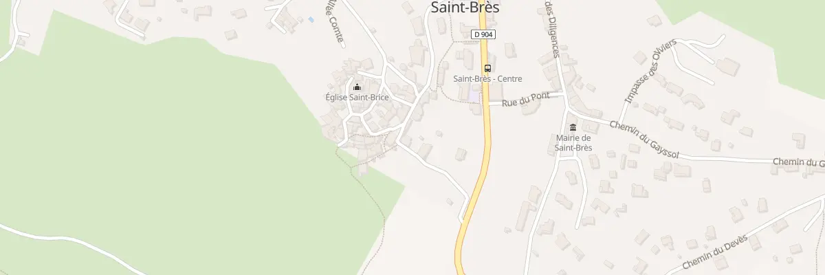 Plan du 1 Che de la Carrièrasse à Saint-Brès