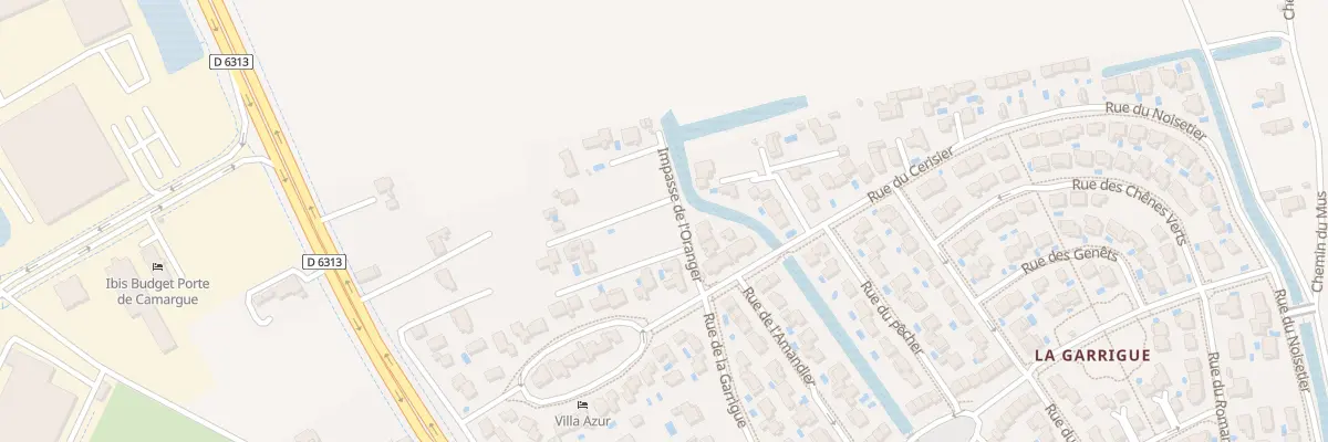 Plan du 7X Imp de l’Oranger à Aimargues