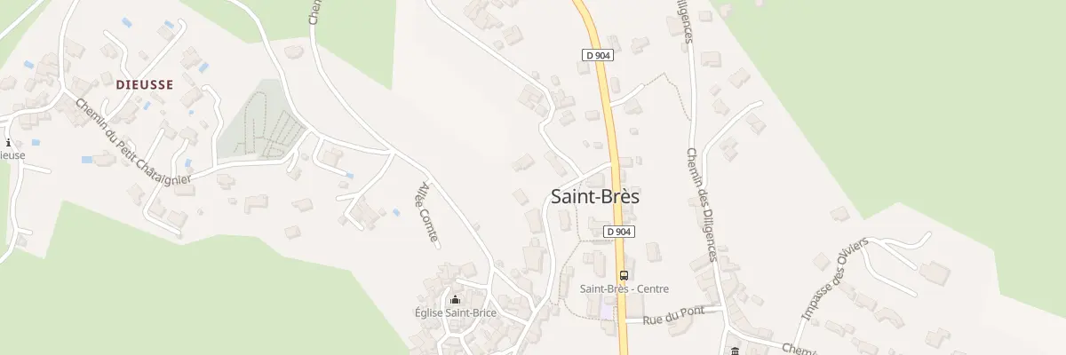 Plan du 3 Rue du Chemin Neuf à Saint-Brès