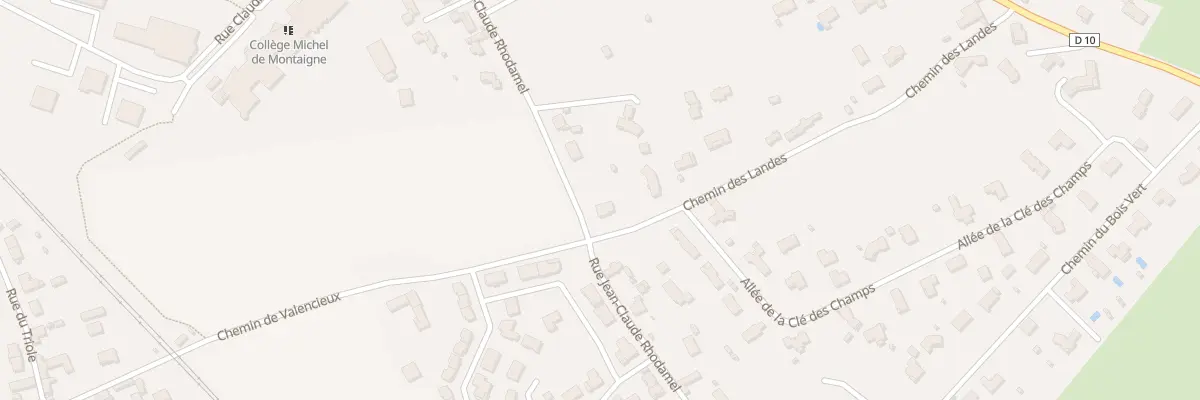 Plan du 5 Che des Landes à Balbigny