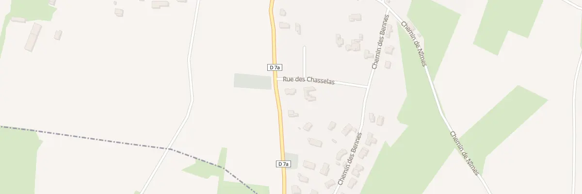 Plan du 5163 Che des Bennes à Saint-Bauzély