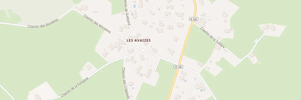 Plan du 170 Che des Monières à Saint-Denis-de-Cabanne