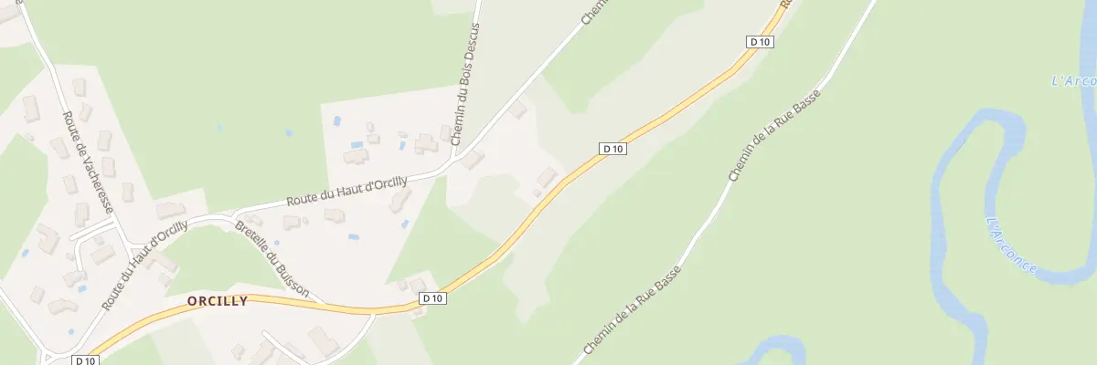 Plan du 5064 A Orcilly à Lugny-lès-Charolles