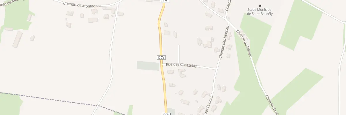 Plan du 3 Rue des Chasselas à Saint-Bauzély