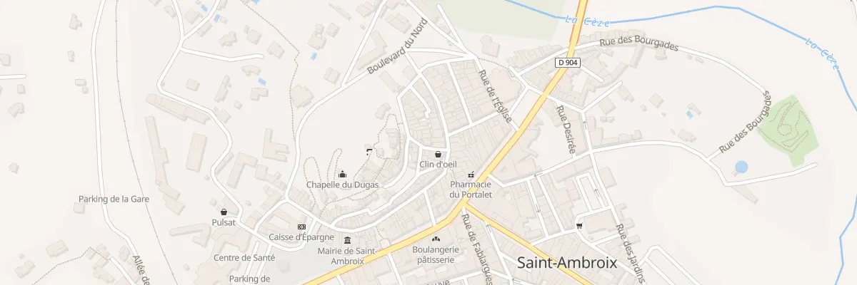 Plan du 5126 Rue des Voutains à Saint-Ambroix