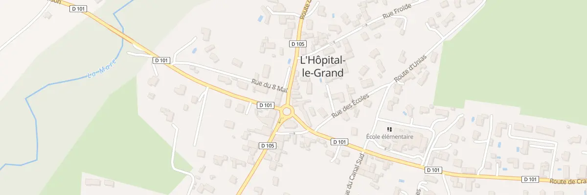 Plan du 26 Rte de Boisset à L’Hôpital-le-Grand
