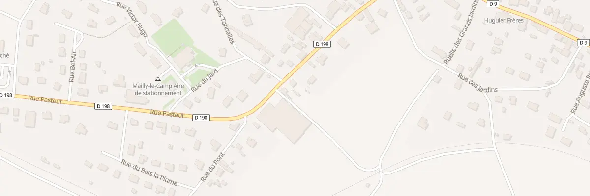 Plan du 15 Rue Pasteur à Mailly-le-Camp