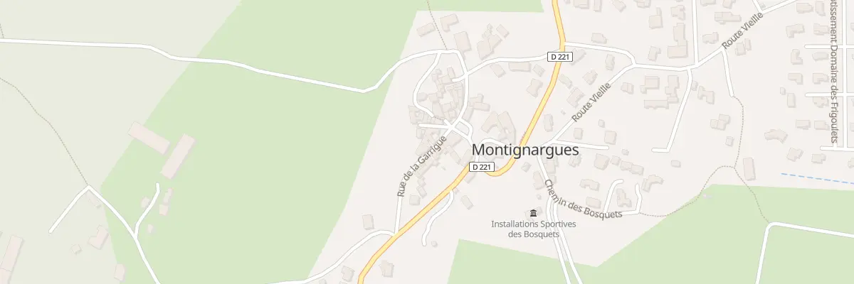 Plan du 5019 Rue de la Garrigue à Montignargues