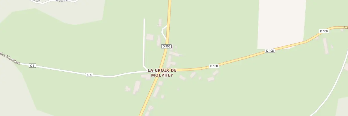 Plan du 5 Rte Nationale 6 à Molphey