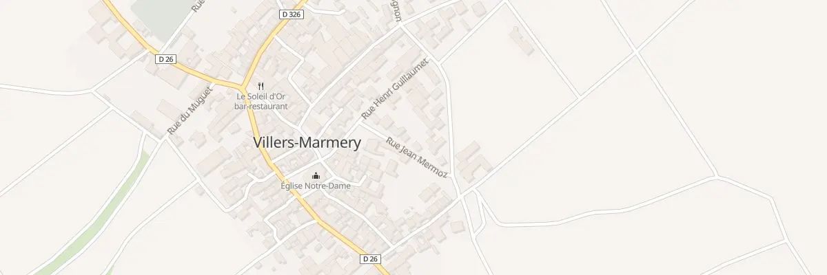 Plan du 4 Rue Jean Mermoz à Villers-Marmery