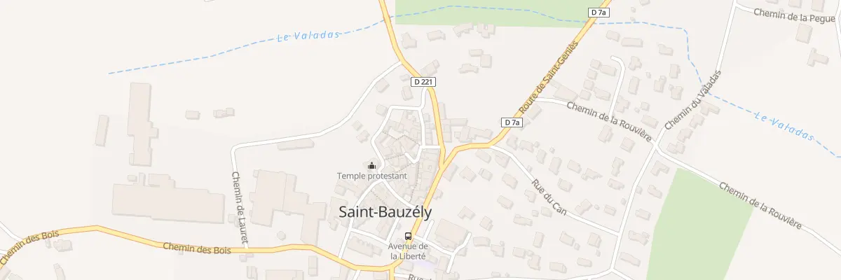 Plan du 5035 Rue du Porche à Saint-Bauzély
